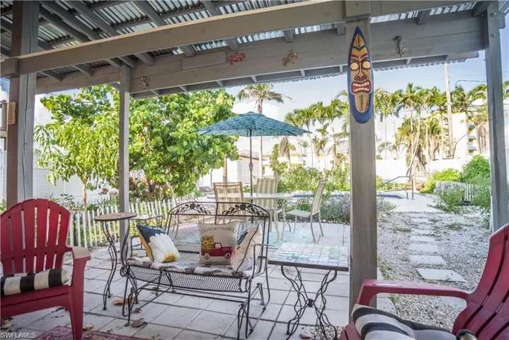 View of Patio prior to Hurricane Helene