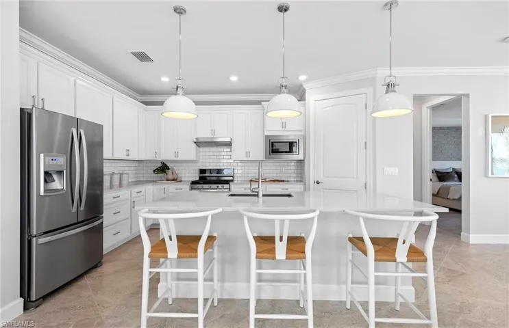 Photo is from the furnished model. Options for this home may vary.