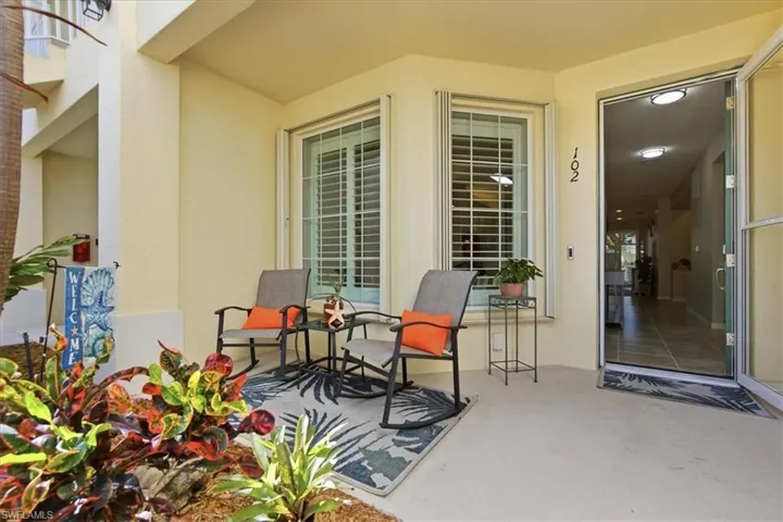 2nd choice - Quiet time on the front patio