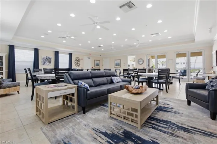 Clubhouse meeting area