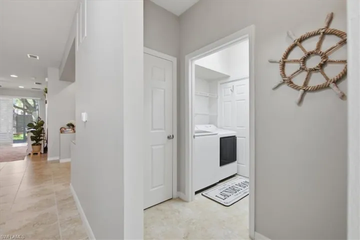 Hallway to laundry