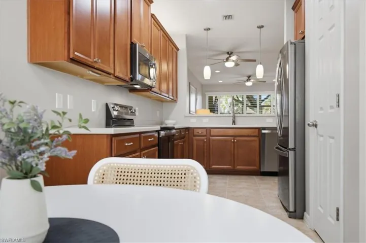 Abundant cabinet space