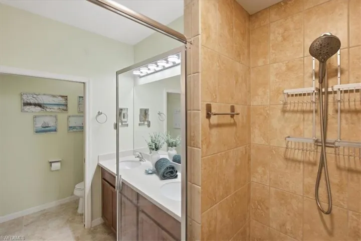 Walk in shower