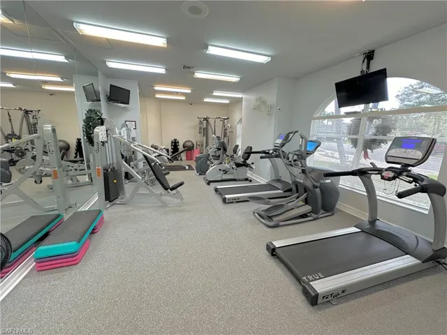 View of workout area
