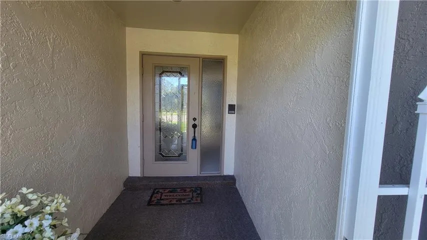 View of exterior entry
