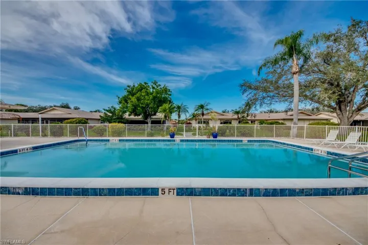 View of pool