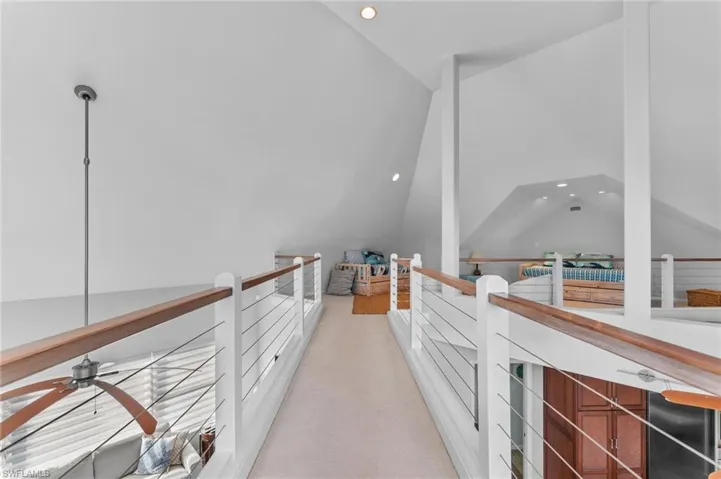 Walkway to Loft area.