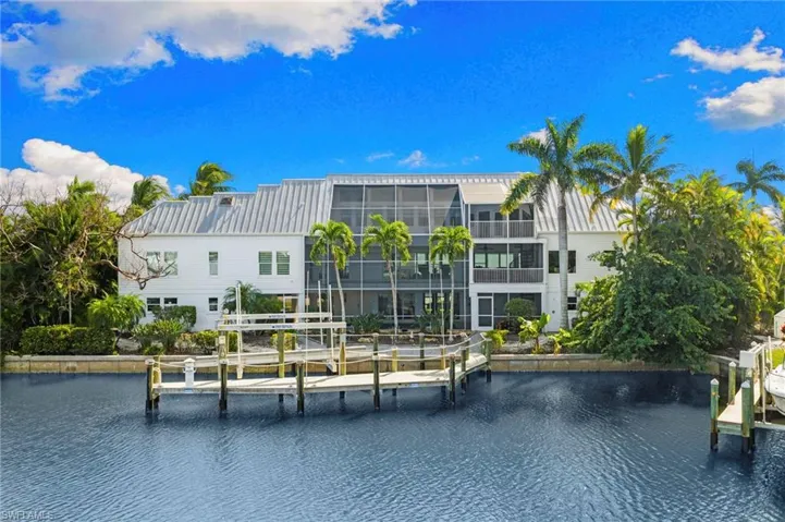 Dock with a water view