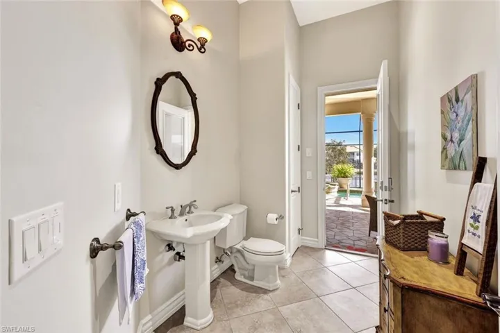 Main Powder Room Off Living Rm
