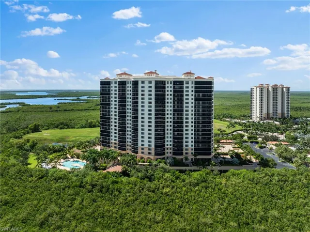 View of building exterior featuring a water view