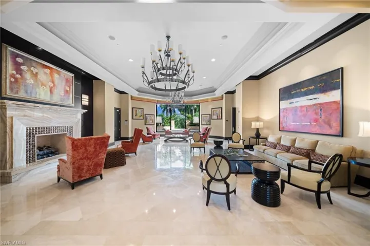 View of community lobby