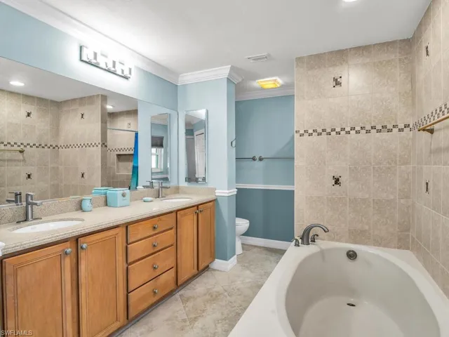 Oversized Tub w/ separate shower