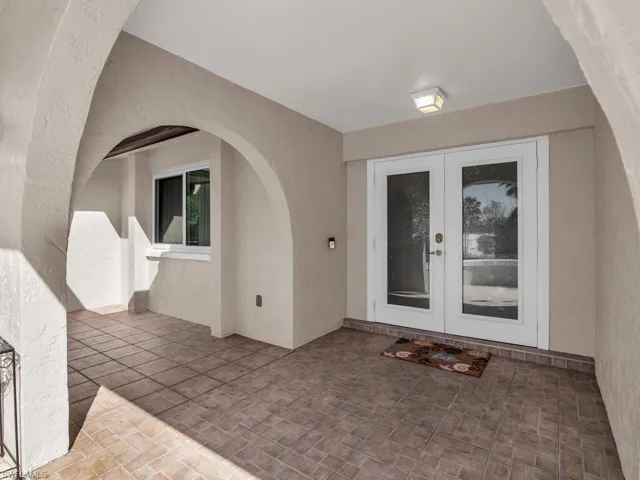Outside front patio