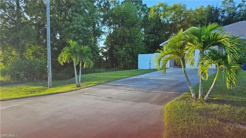 View of concrete surface with a gate