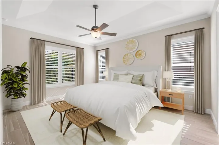 Photo includes reality renovation/ staging to showcase the possibility of the bedroom. Design services included with purchase!