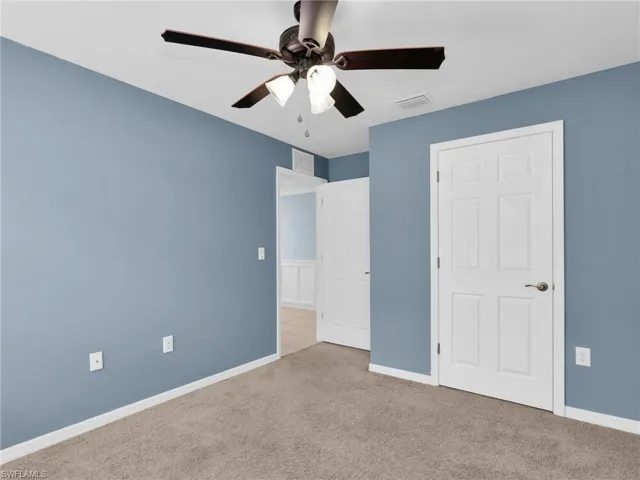 Bedroom 3 With Ceiling Fan And Closet