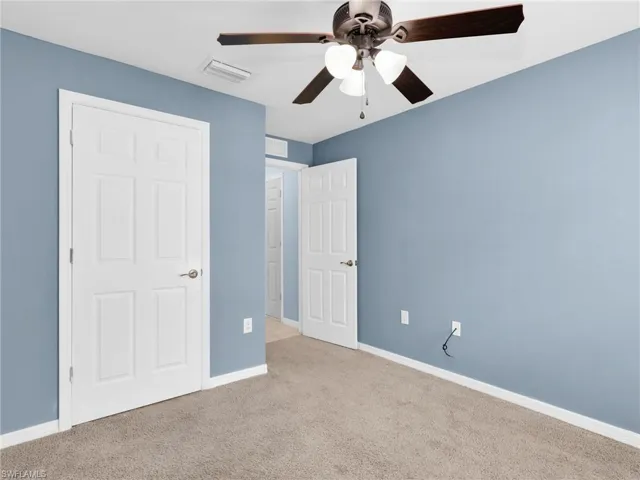 Bedroom 4 With Ceiling Fan and Closet