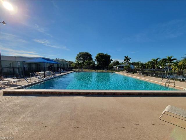 Community pool is quiet and relaxing with a great water view!