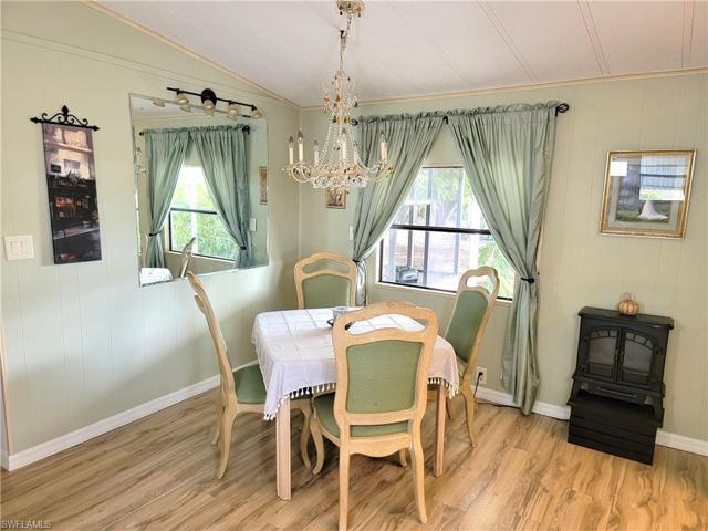 Dining room is open to the kitchen and living room creating a huge inviting space!