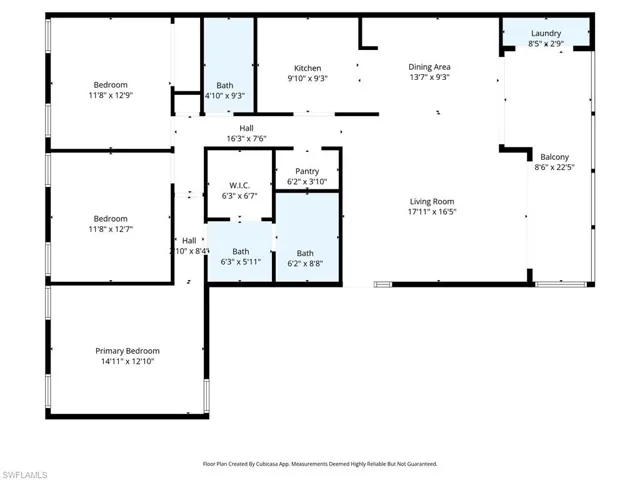 View of floor plan / room layout