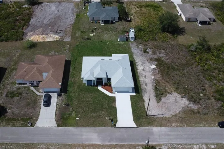 Aerial view of property's location