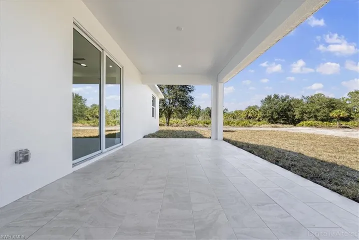 View of patio