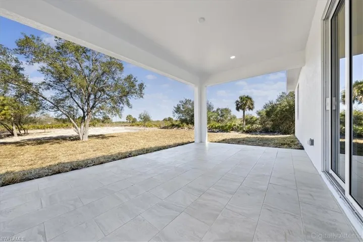 View of patio
