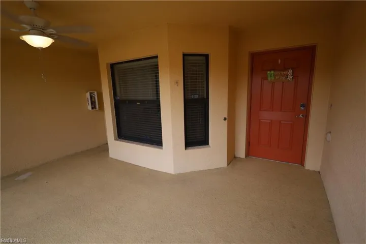 Front screened lanai and front entrance door