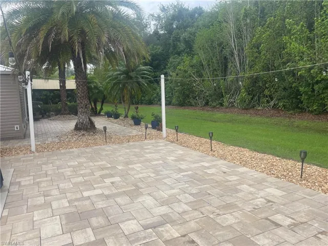 View of patio