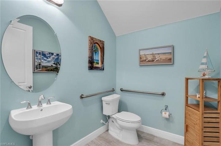 first floor half bath