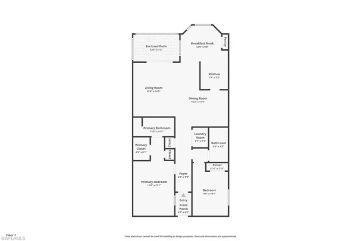 View of room layout