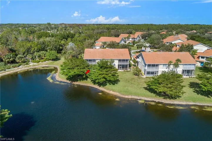 Aerial of back of condo