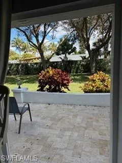 View of patio