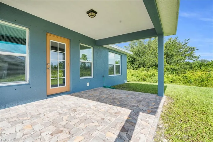 View of patio