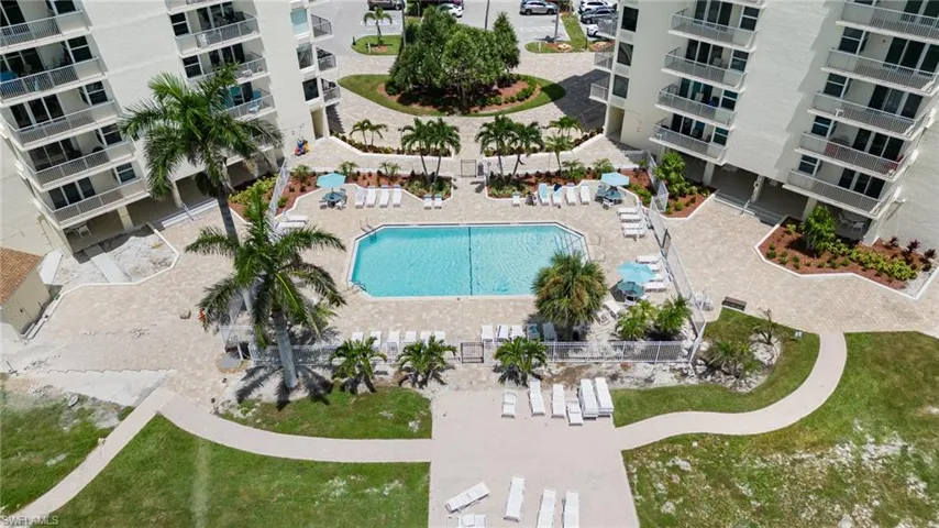 View of pool