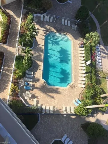 View of pool
