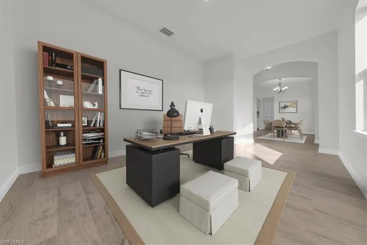 Large Den Perfect for Home Office or Fourth Bedroom Option