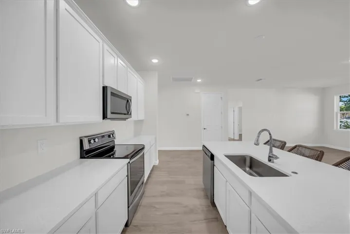 Single Bay Undermount Sink and Pull Down Faucet