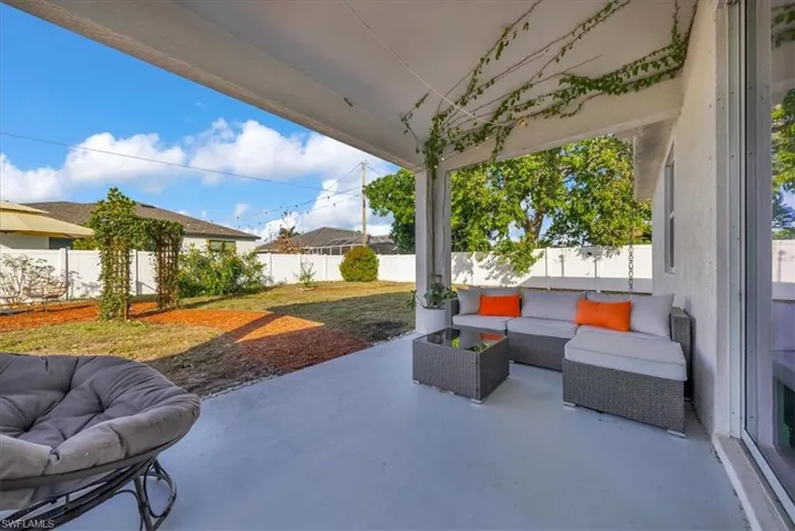 Covered Patio Creates an Outdoor Oasis