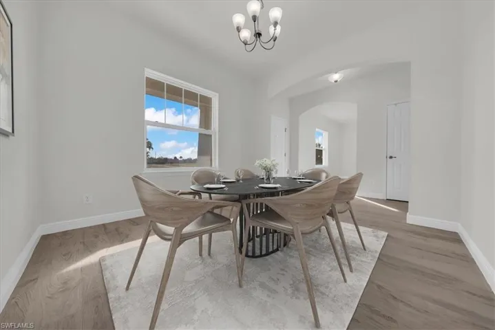 Transitional Dining or Living Space