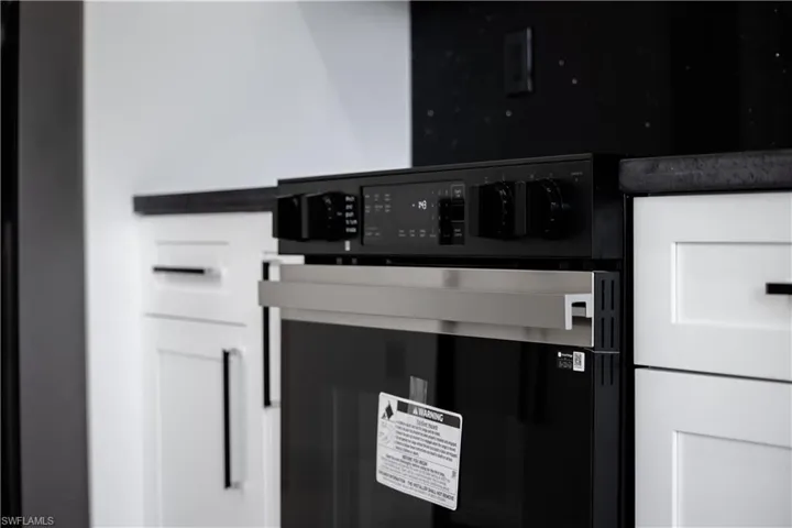 Interior details with oven