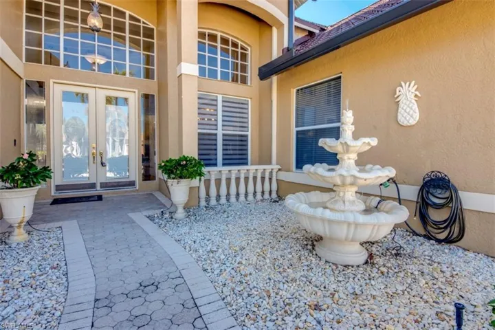 Doorway to property with french doors