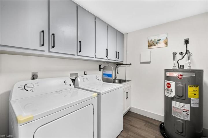 NEW WATER HEATER + NEW LAUNDRY SINK.