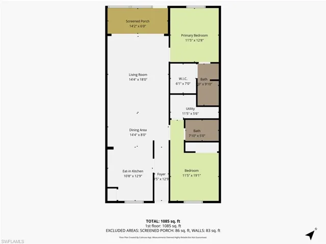 View of room layout