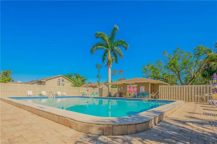 Community pool within a few yards of home but not too close!