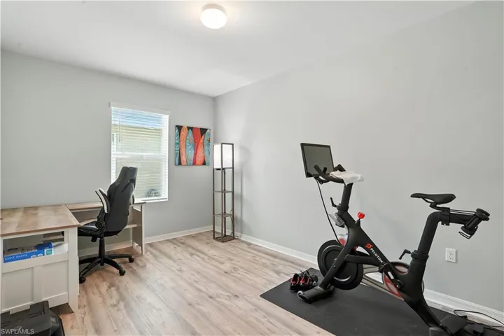 Office / Den with french doors