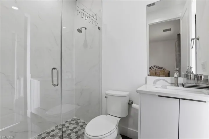 Bathroom inside secondary bedroom.