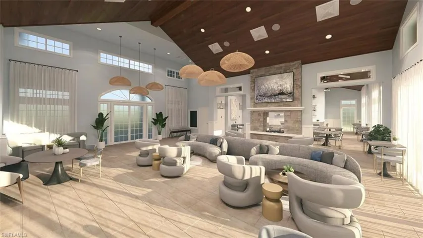 New Clubhouse rendering estimated to be completed April 2026.