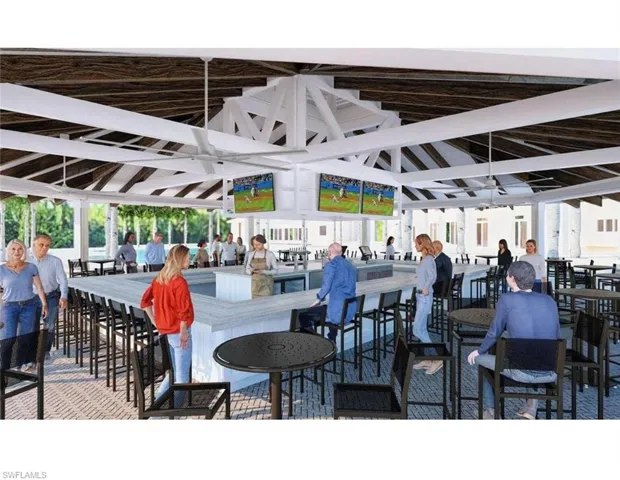 New Tiki Bar rendering estimated to be completed April 2026.