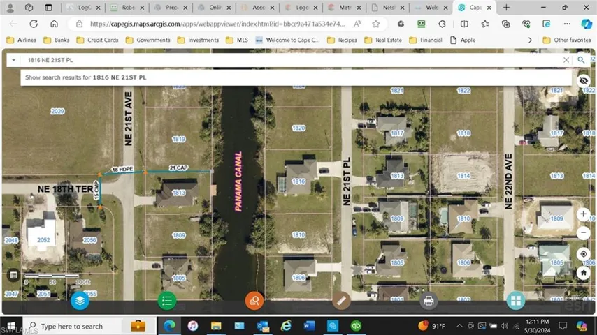 1816 NE 21st  PL, Cape Coral, FL 33909